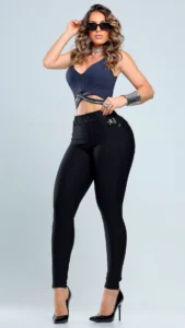 Calça Jeans Montaria Luna Feminina Cintura Alta