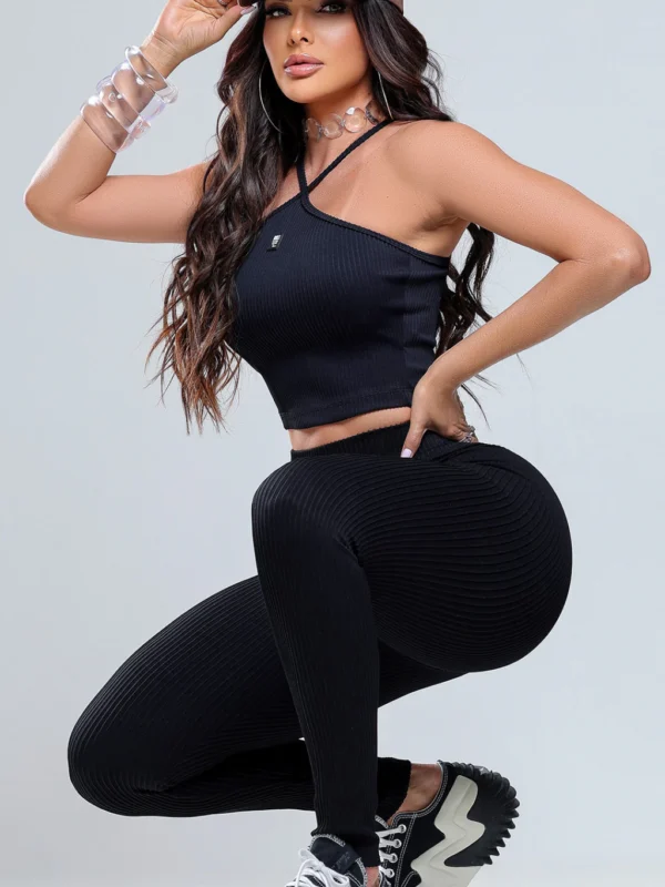 Conjunto Charm Cropped e Legging