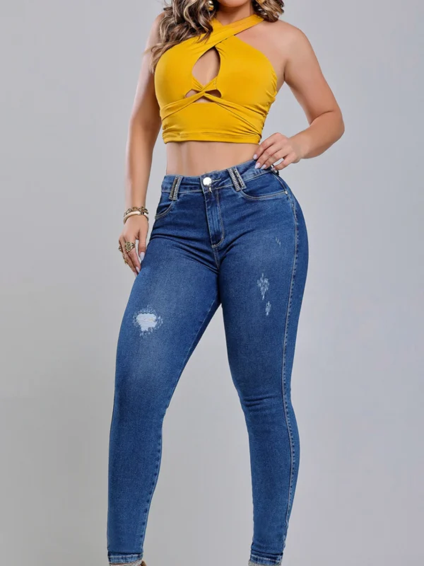 Calça Jeans Cigarrete Belle