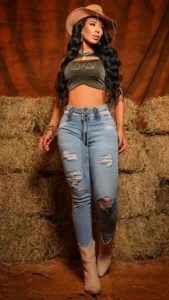 Calça Jeans Skinny Power Feminina Cintura Alta