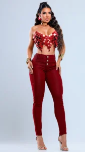 Calça Jeans Skinny Diva Feminina Cintura Alta