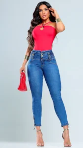 Calça Jeans Capri Desire Feminina Cintura Alta