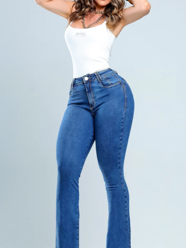 Calça Jeans Flare Bloom