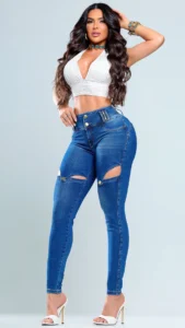 Calça Jeans Modeladora Muse Premium Feminina Cintura Alta
