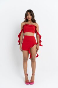 Blusa Cropped Kiara Feminina Moderna