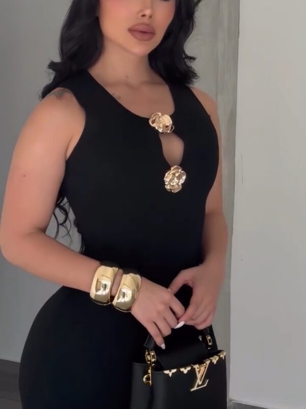 Vestido Modelador Babado Chic