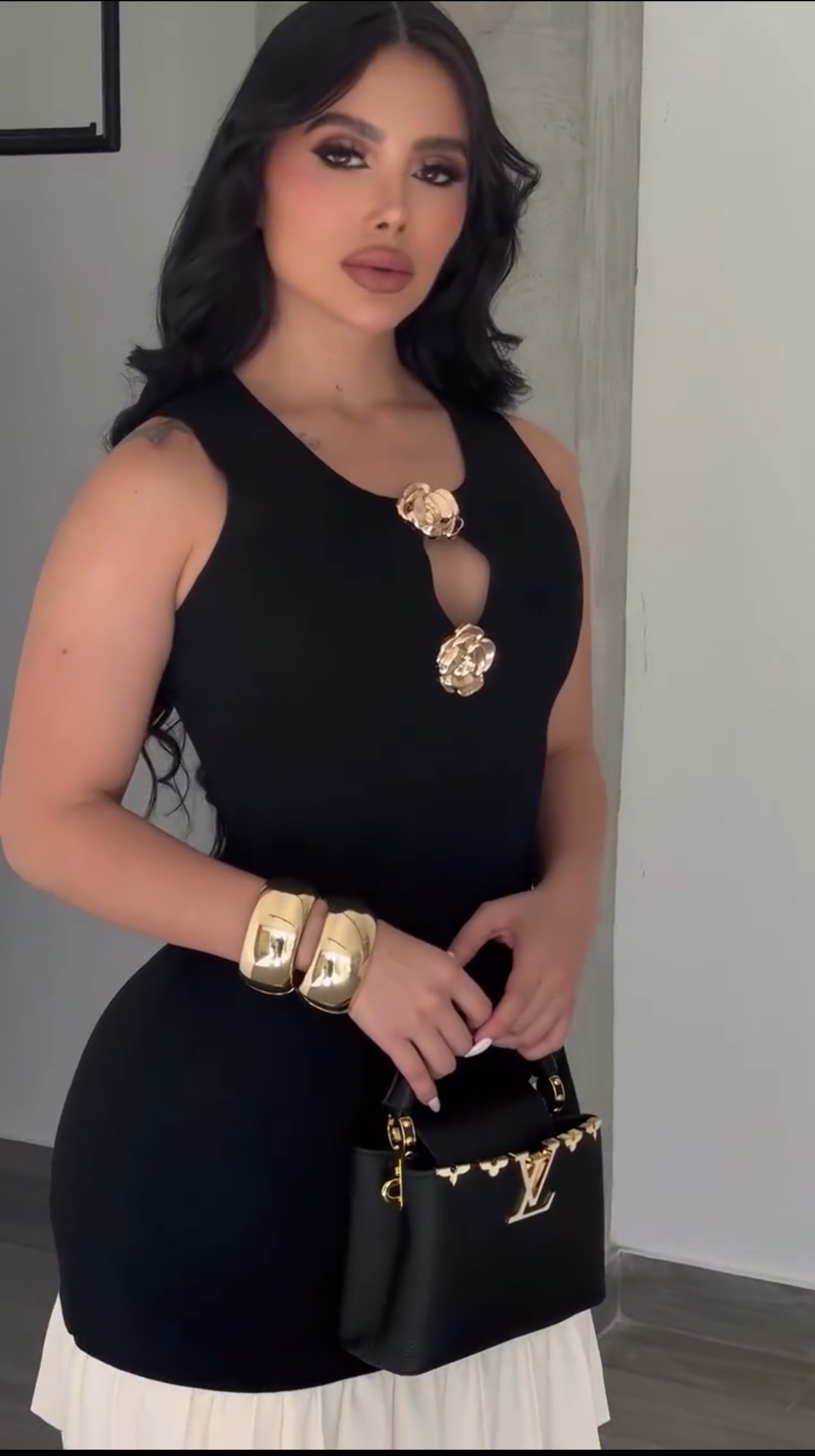 Vestido Modelador Babado Chic