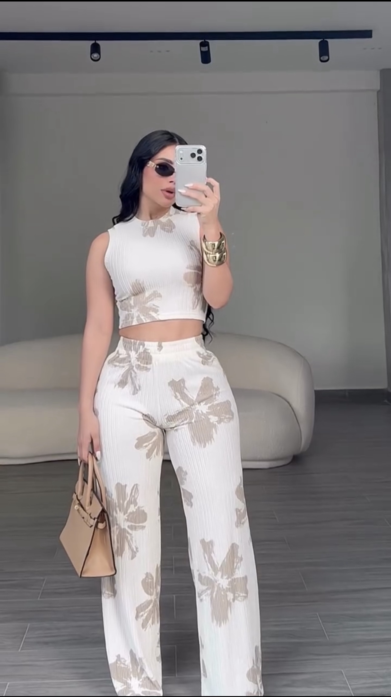 Conjunto Pantalona Flores