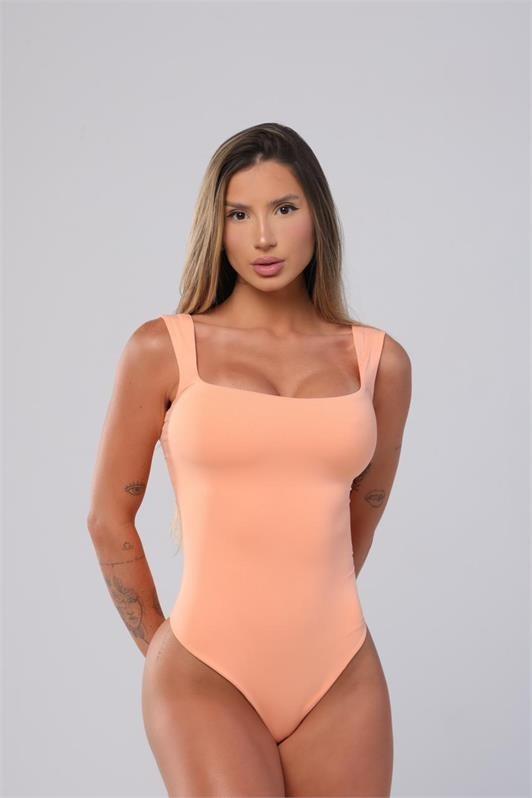 Body Alça Larga Decote Quadrado Juliete