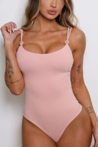 Body Alça Fina com Nó Ruby Feminino Básico