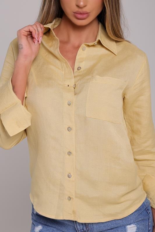 Camisa Manga Longa com Bolso Amalia