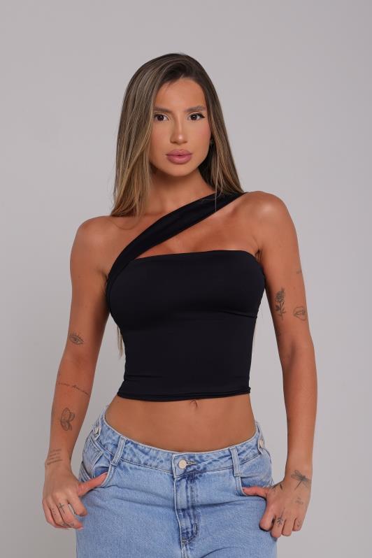 Cropped Um Ombro Só Andie