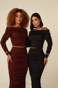 Saia Midi Ana Luiza Feminina Elegante