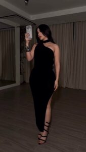 Vestido Paty Feminino Elegante