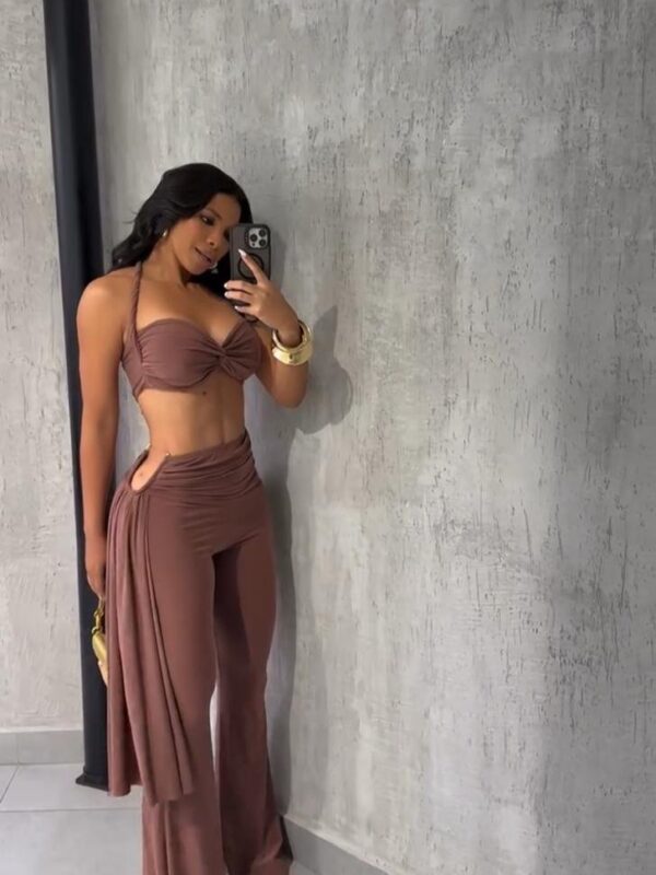 Conjunto Modelador Polli Top com Bojo + Calça | Exclusivo Miss Brasileira