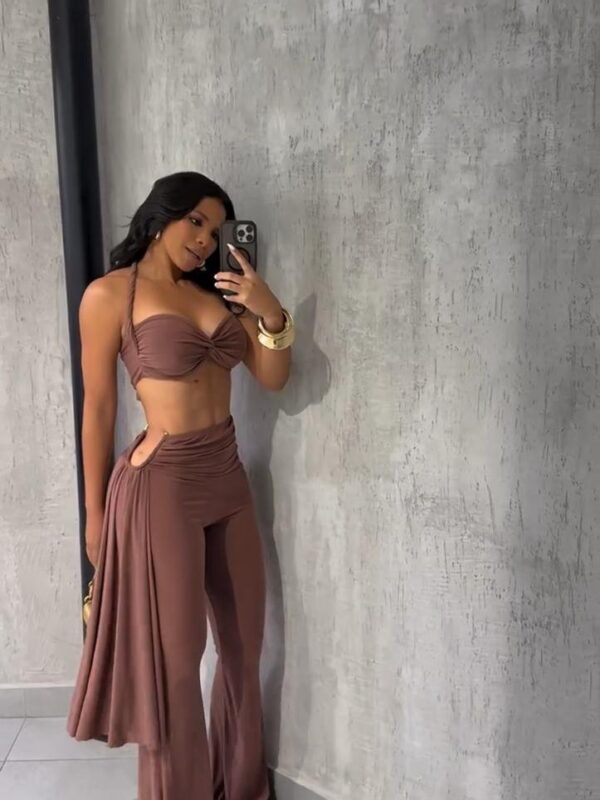 Conjunto Modelador Polli Top com Bojo + Calça | Exclusivo Miss Brasileira