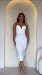 Vestido Modelador Dubai Feminino Elegante