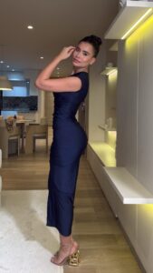 Vestido Modelador Milão Feminino Elegante