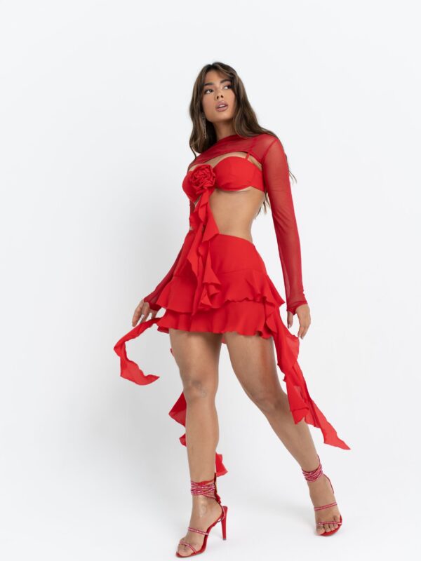 Saia Hananni Feminina Cintura Alta