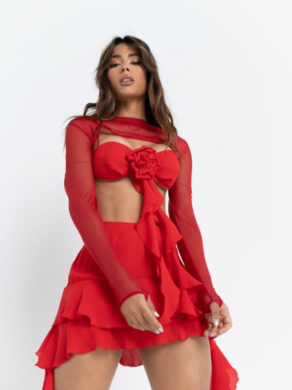 Saia Hananni Feminina Cintura Alta