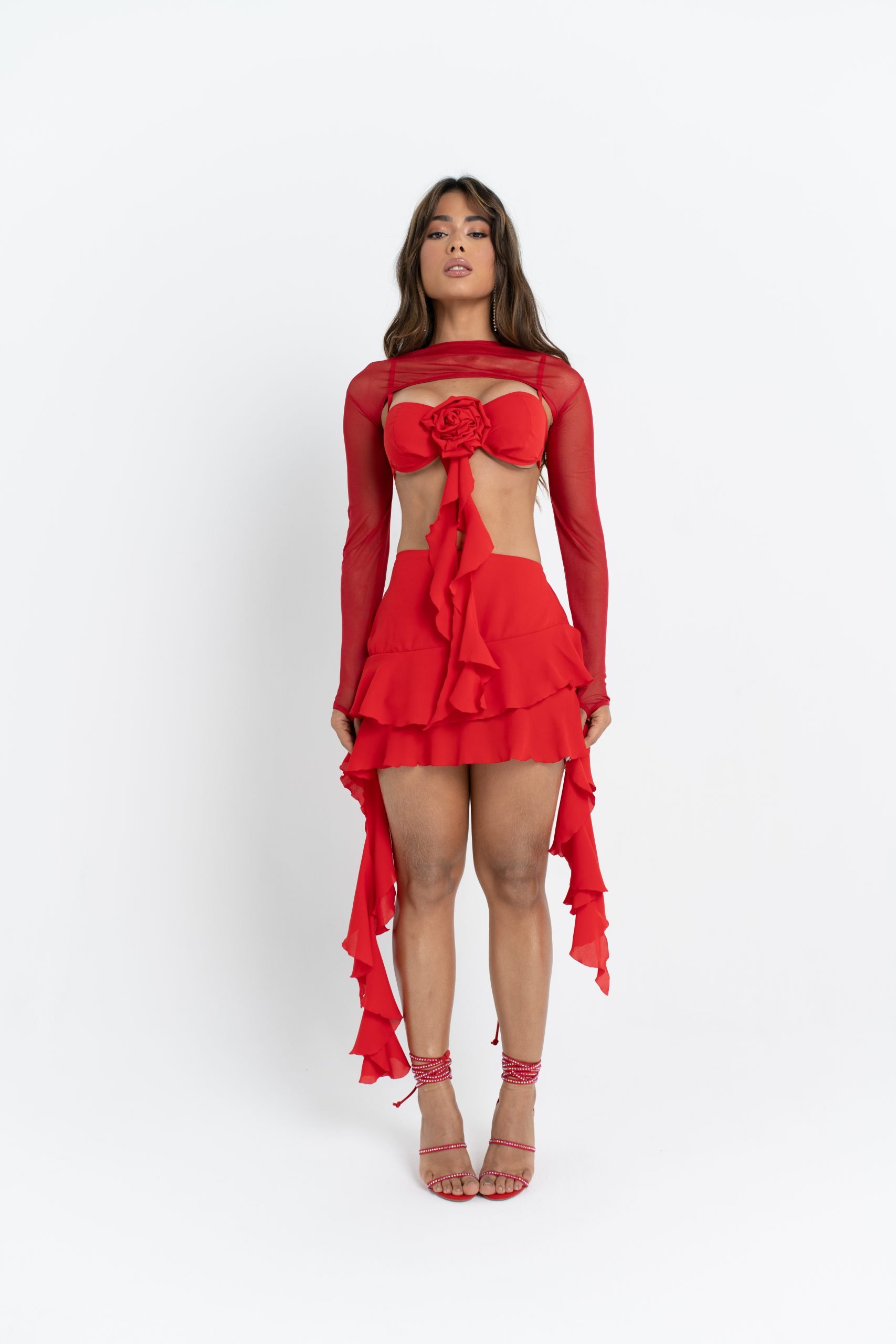 Saia Hananni Feminina Cintura Alta