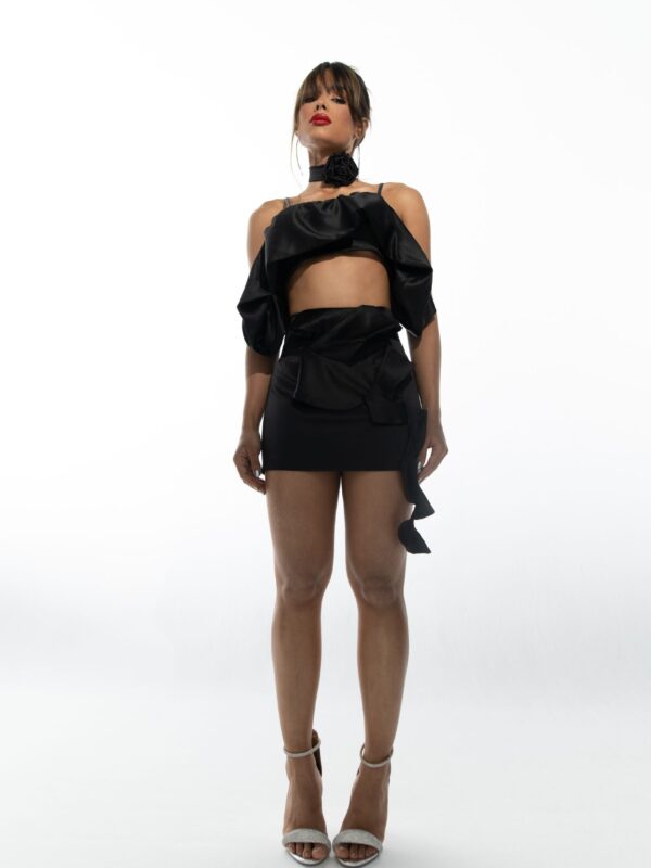 Saia Zahra Feminina Cintura Alta