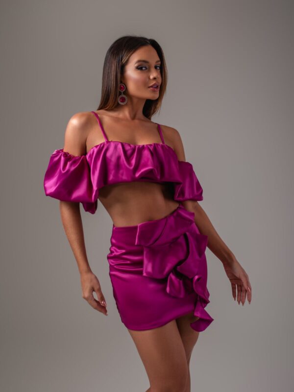 Saia Zahra Feminina Cintura Alta