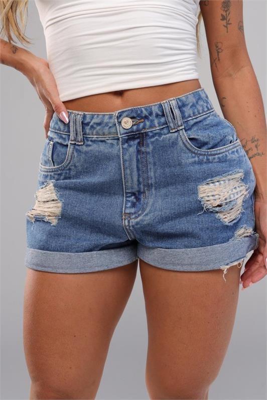 Short Jeans Barra Italiana