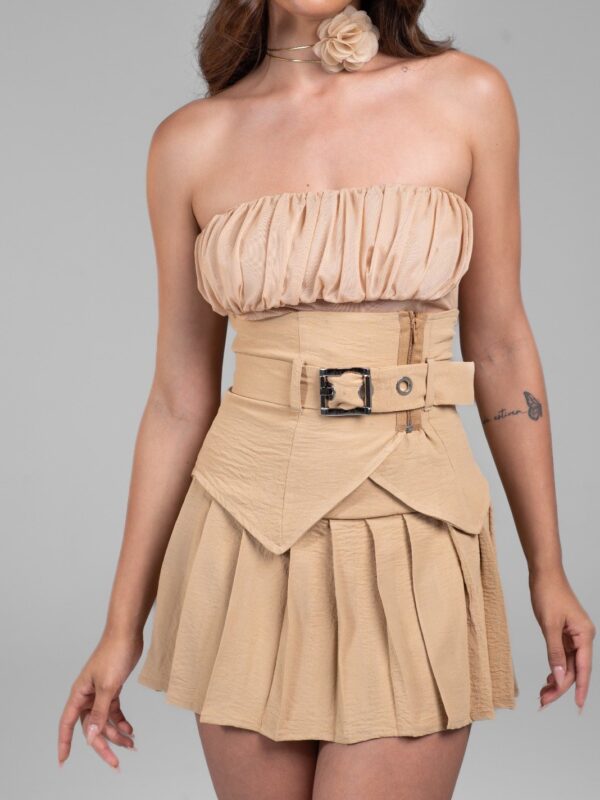 Saia / Charlote Feminina Cintura Alta
